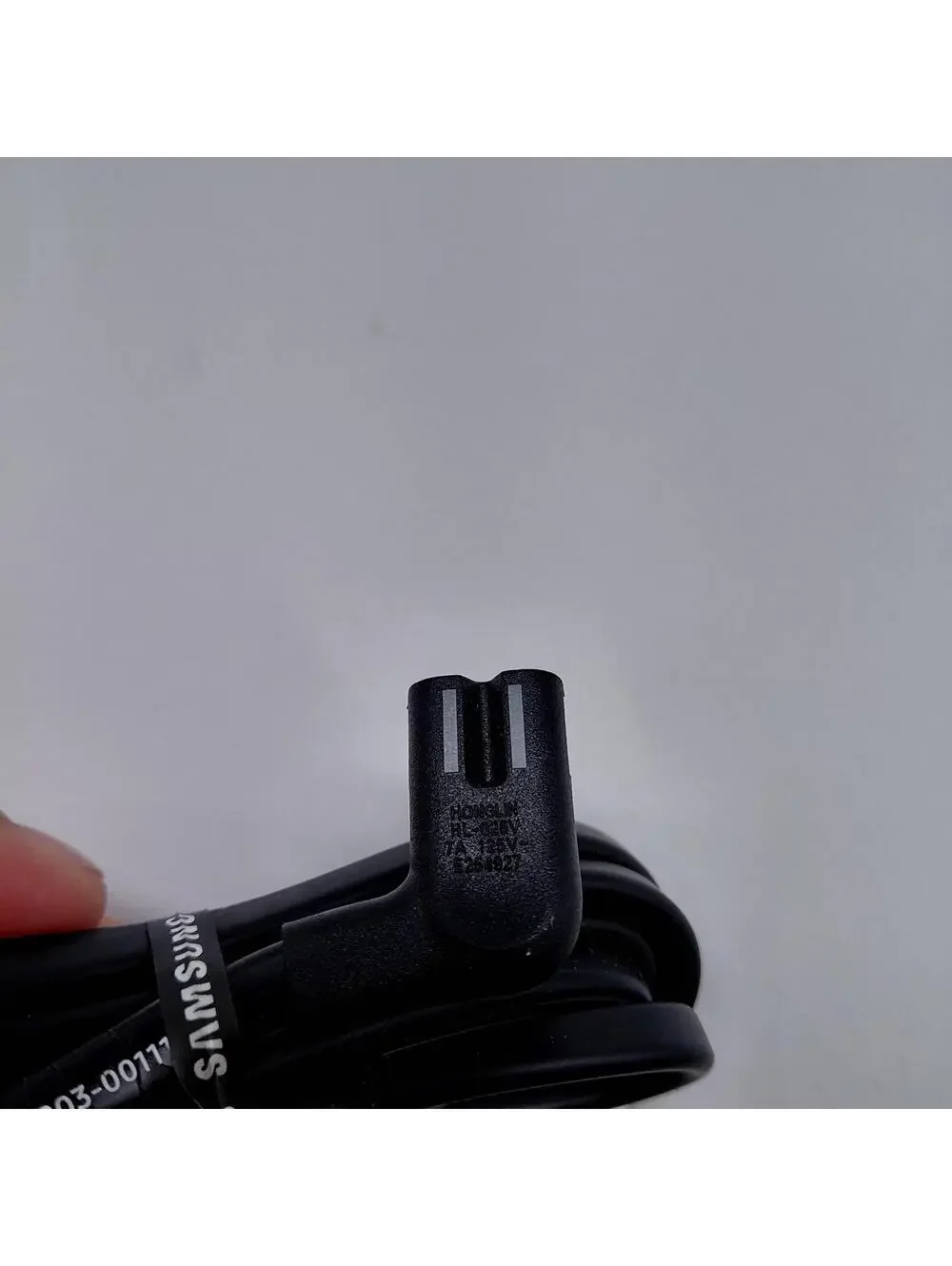 Samsung 3903-001117 OEM TV Power Cord Right Angle 2-Prong AC Cable